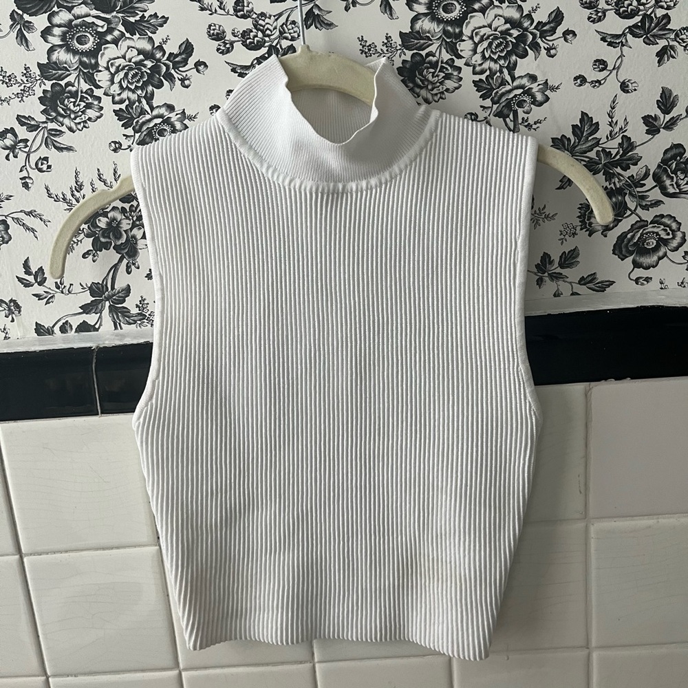 Babaton Sculpt Knit Mockneck Tank